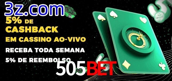 Promoções do cassino ao Vivo 505Bet